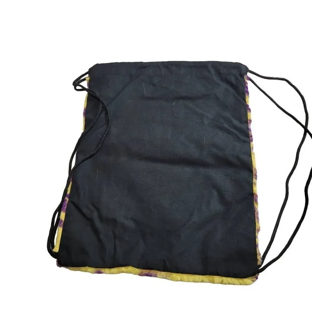 LSU Tigers string backpack purse 14x17